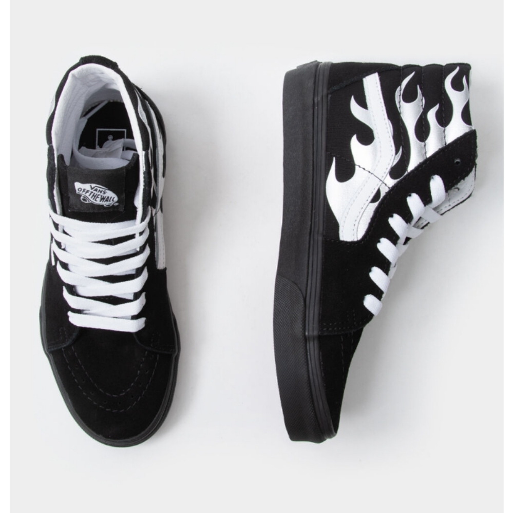 VANS YOUTH METALLIC FLAME SK8-HI